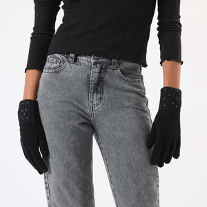 Guante Bees Sparkles Negro i-D