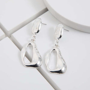 Aros Medianos Noot Plateados Tatienne