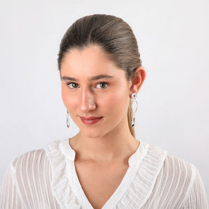 Aros Largos Gina Silver Tatienne