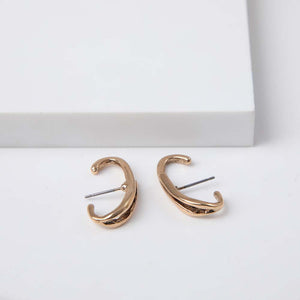 Aros Pegado Protea Dorado Humana