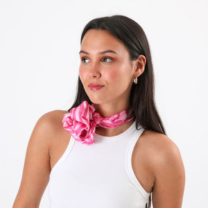 Bandana Myrtos Floral Fucsia Id
