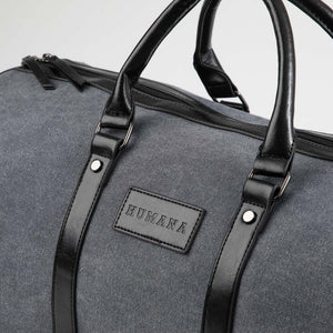 Bolso Ava Canvas Gris Viaje Humana
