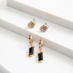 Aros Set Cira Dorado I-D