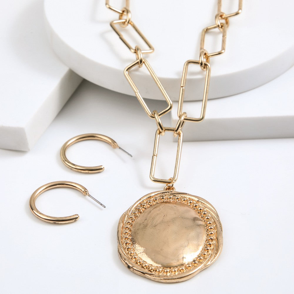 Set De Collar Mist Dorado Humana