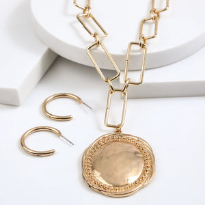 Set De Collar Mist Dorado Humana