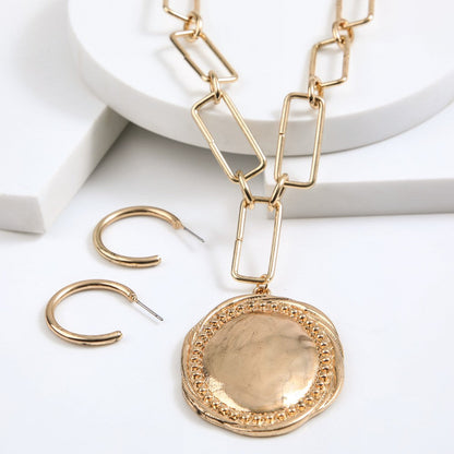 Set De Collar Mist Dorado Humana