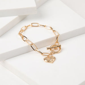 Pulsera Blanda Vacay Charms 2 Dorado i-D