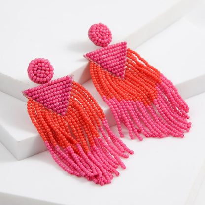 Aros Largo Génova Rosado Tatienne