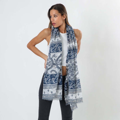 Pañuelo Estampado Ole Azul i-D