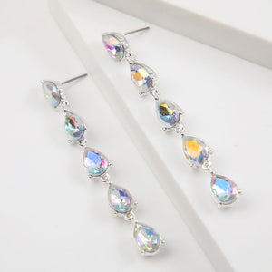 Aros Largo Aloia Plateado i-D