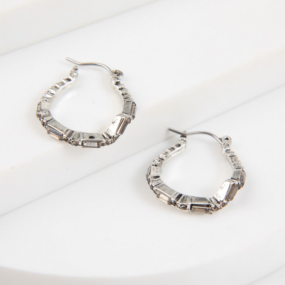 Aros Argollas Enya Plateado Humana