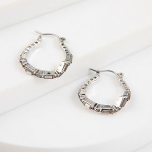 Aros Argollas Enya Plateado Humana