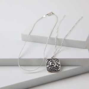 Collar Corto Ash Plateado Humana