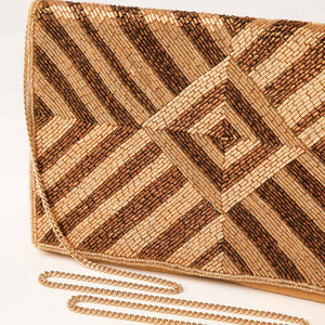Cartera Clutch Ema Beige Humana