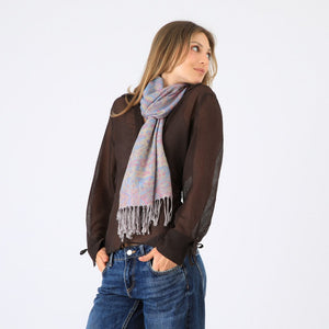 Pañuelo Jacquard Karla Morado Tatienne