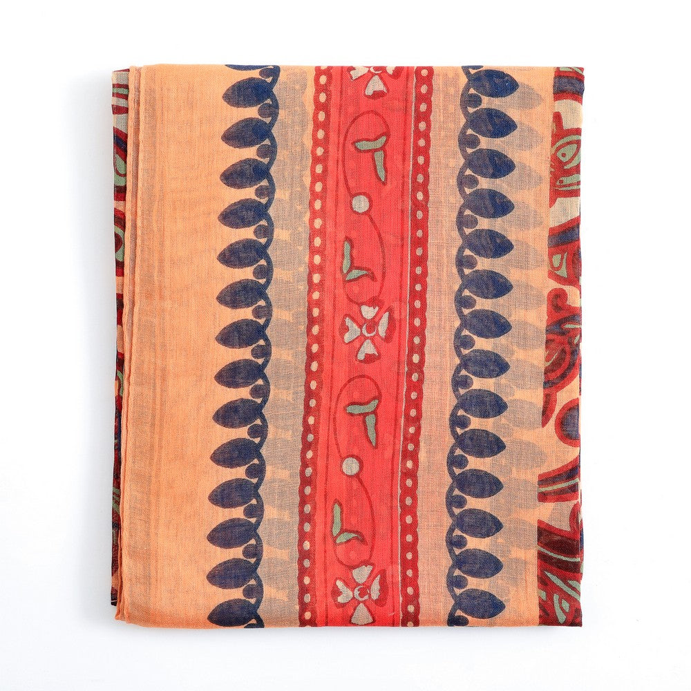 Pareo Estampado Iris Rojo I-D