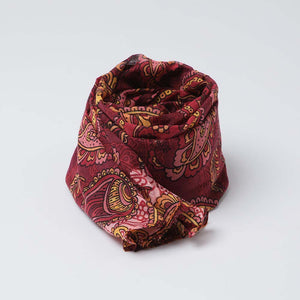 Pañuelo Estampado Pailsey Rojo i-D