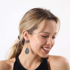 Aros Largo Plumeria Beige Humana