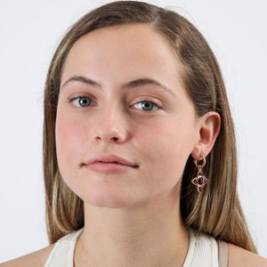 Aros Argolla Wine Dorado Humana