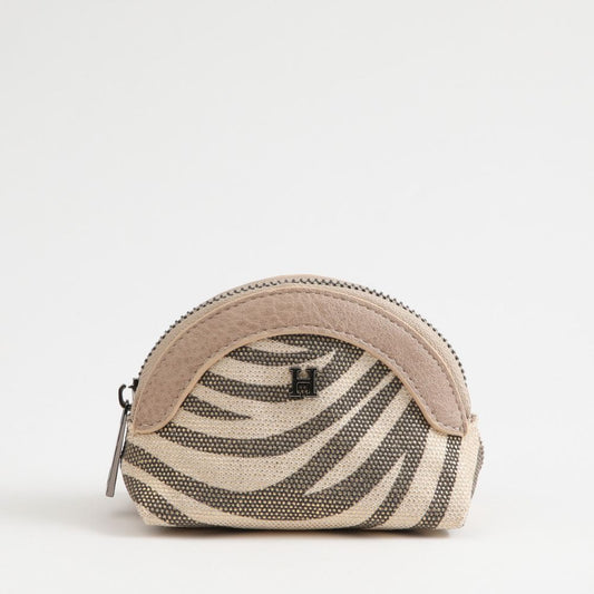 Monedero Helga Canvas Zebra Beige Humana
