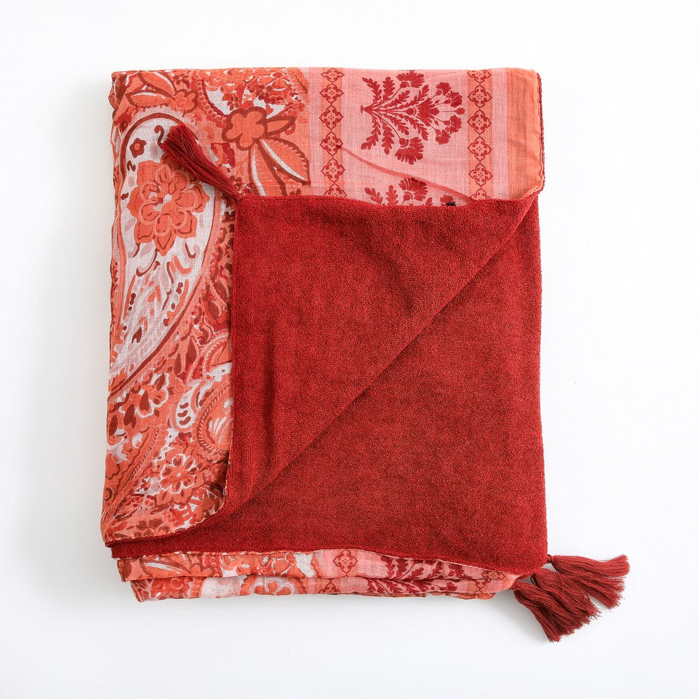 Toalla Reversible Conigli Terracota Tatienne