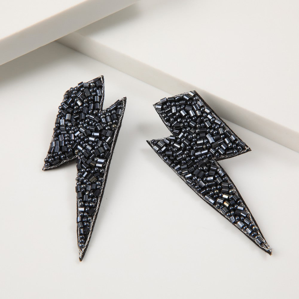 Aros Largos Rayo Dorado Humana