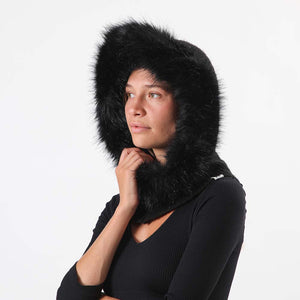 Cuello Balaclava Pelos Negro Humana