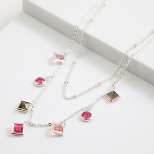 Collar Daniela Plateado ID