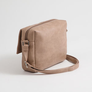 Cartera Bandolera Fiyi Ecocuero Beige Tatienne