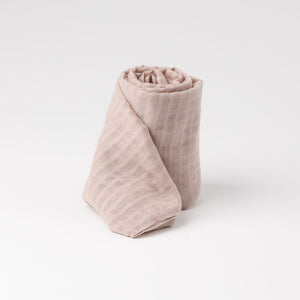 Pañuelo Liso Almada Cuadros Beige Id