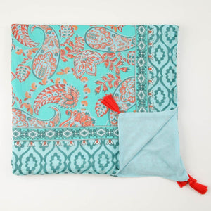 Toalla Reversible Floral Calipso Tatienne