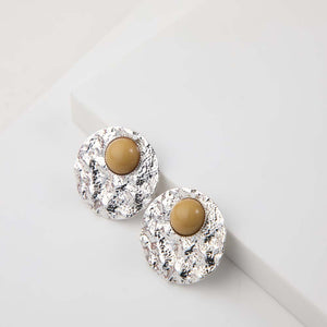 Aros Pegados Índigo Plateados Humana