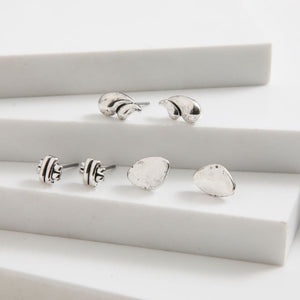 Set de Aros Forms Plateado Humana