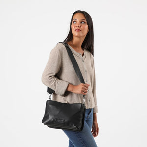 Cartera Cruzada Beryl Negro Humana