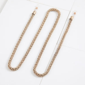 Strap Cadena Tubo Dorado Humana