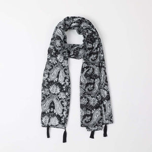Pañuelo Estampado Negro Martina Tatienne