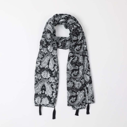 Pañuelo Estampado Negro Martina Tatienne
