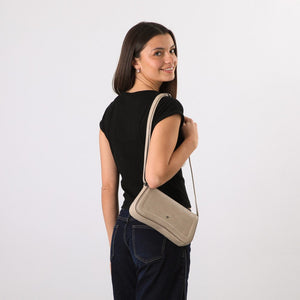 Cartera Cruzada Biznaga Ivory I-D