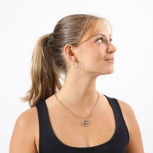 Set Collar Y Aros Ornella Dorado Tatienne