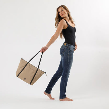Cartera Hombro Argos Beige Humana