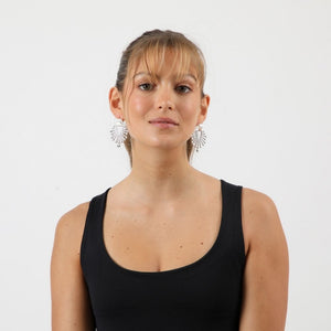 Aros Largo Mili Plateado I-D