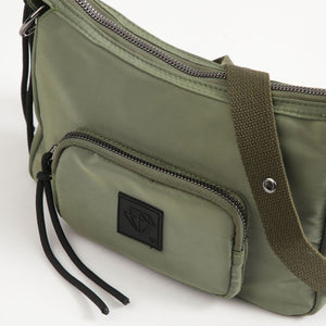 Cartera Bandolera Burgos Nylon Verde ID