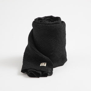 Pañuelo Liso Gael Plisado Negro Humana