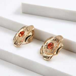 Aros Clip Flin Dorado Humana