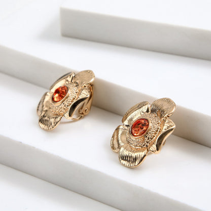 Aros Clip Flin Dorado Humana