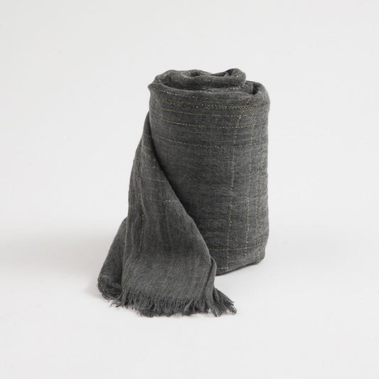 Pañuelo Liso Gris Lineas Humana