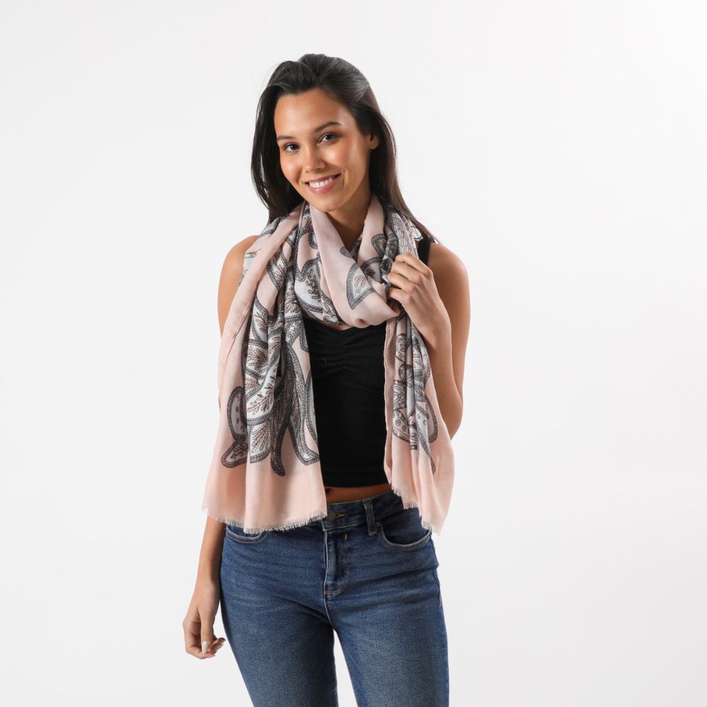Pañuelo Estampado Eloisa Rosado Tatienne
