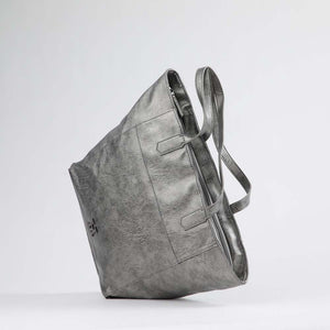Cartera Hombro Galia Plateada Humana