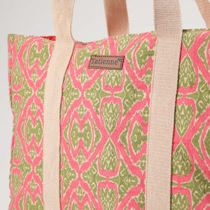 Cartera Capri Canvas Print Rosado Tatienne