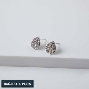 Aros Pegado Azores Plateado Humana